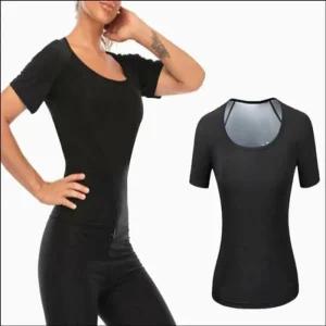 [라일리여성의류] Rly 여자땀복 반팔티 트레이닝복 헬스 운동복 땀유발