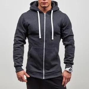 [라일리의류] Rly 남성 컬러 기모 베이직 포켓 후드 집업 남성후드