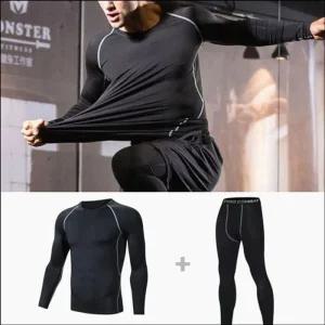 [라일리의류] Rly 남성 트레이닝세트 상하 레깅스 타이즈 헬스 운동