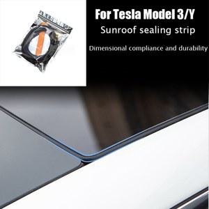소음 감소 도장 키트, 테슬라 모델 3 Y용, 앞유리 지붕 앞 유리 도장 링 스트립, 자동차 부품