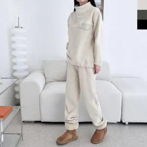 [라일리의류] Rly S 8W 여자 빅사이즈 소프트 후리스 트레이닝세