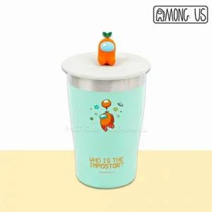 [골드스마일]그린 캐릭터 스테인리스 머그컵 휴대용 컵 텀블러 물병