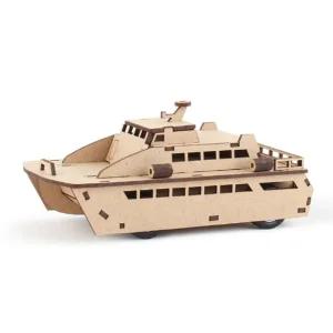 카타마란 풀백 조립 DIY 여객선 영공방 조립장난감 우 Qlr9+4KqL