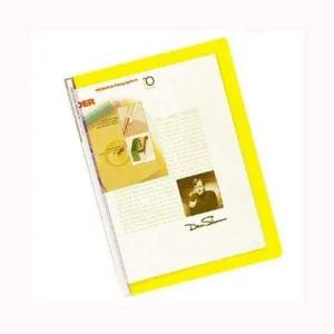 원형쫄대화일 반투명 A4 노랑 오피스웨이 화일