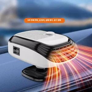 차량용 히터 12v 자동차 화물차 24v 시거잭 온풍기 전기 캠핑 캠핑용 난방기 소형
