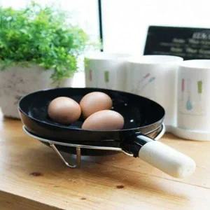 [골드스마일]법랑 코팅 미니 웍 팬 튀김 다용도 팬