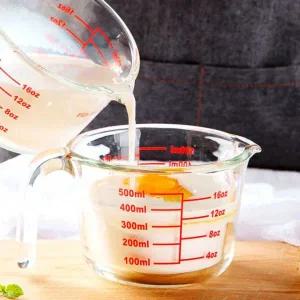 [골드스마일]내열 유리 계량 용기 눈금 표시 컵