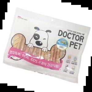 개껌 애견간식 닥터펫 우피 치킨껌 1타 300g 10팩