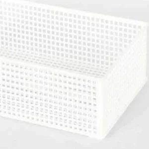 [골드스마일]수납용 정리바구니 화이트 색상 중형 칸막이 바스켓