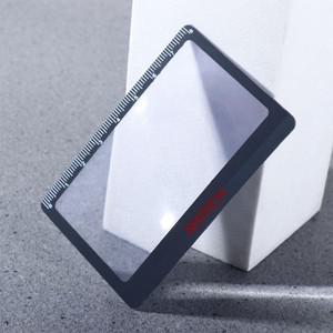 크레딧 카드 확대경, 3배율 프레넬 렌즈 HD 독서 거울, 야외 화재