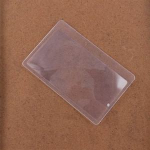 신문 책 읽기용 투명 신용카드 모양 확대경 프레넬 렌즈 루페