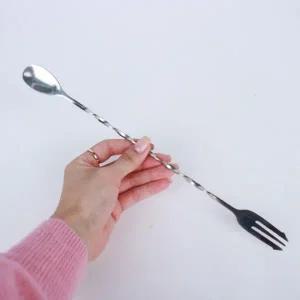 스테인리스 바스푼 머들러 칵테일 스틱 믹싱 도구