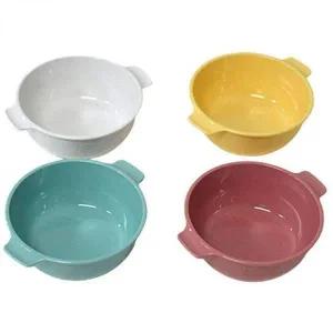 [골드스마일]어린이용 손잡이 민트색 디저트용 국 테이블웨어