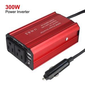 차량 장착 가정용 컨버터, 자동차 액세서리, DC 12V110V, 220V 전력 인버터, 300W