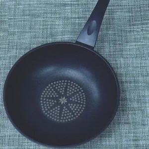 [골드스마일]티타늄 코팅 중화식 웍 프라이팬 조리용 대형 팬