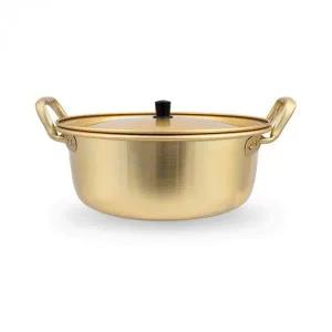 [골드스마일]업소용 노란 양손 양은 냄비