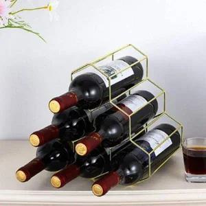 [골드스마일]금속 와인 거치대 와인병 수납 철제 보관함