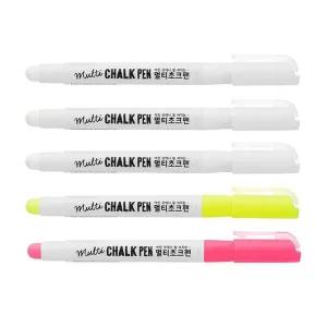 문교 멀티 초크펜 3색 5본입 1세트 블랙보드마카