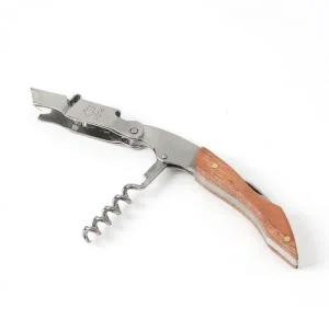 레버형 와인코르크 오프너 가죽 케이스 포함