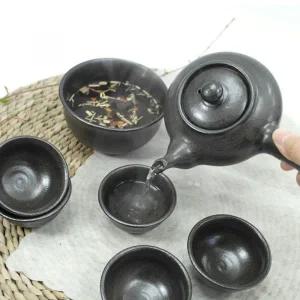 [골드스마일]토기 숙우 다기 찻잔 다관 도자기