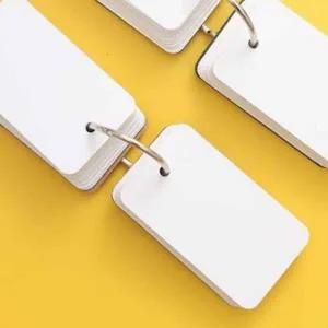 고리메모장 휴대용 미니 메모지 링카드 크라프트지