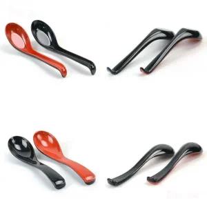 [셀러에이드]국물용 멜라민 수저 스푼 우동 짬뽕 시리얼 오뎅 일중식 식사용