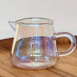 [골드스마일]내열 시럽 밀크저그 유리 피처 커피 우유 거품기 용기