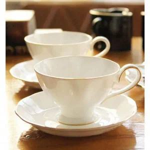 [골드스마일]골드라인 홍차잔 홈카페 커피잔 티컵