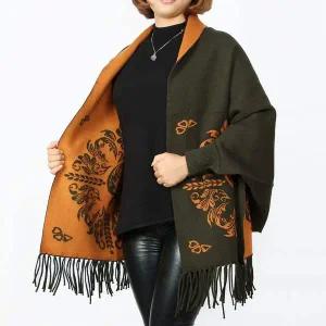 [콩심팥심]플라워 가디건 숄 루즈핏 여성 어깨숄