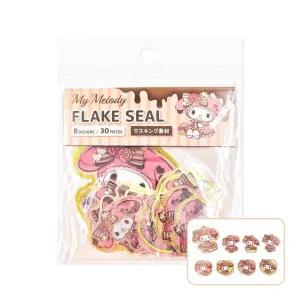 산리오 후레이크 씰 스티커(마이멜로디) G 캐릭터