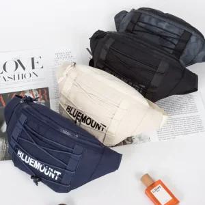 블루마운트 아웃도어 레터링 캐주얼 힙색 슬링백