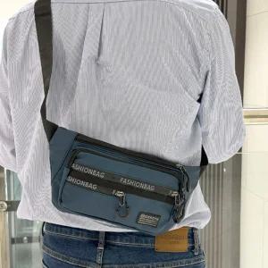 세느 남성 아웃도어 캐주얼 힙색 슬링백 보조가방