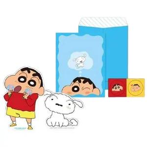 짱구 귀여운 미니 모양 카드 5P 축하 감사 생일 초대 캐릭터편지지