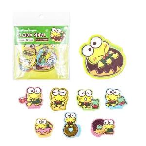 캐릭터 산리오 후레이크 씰 스티커(케로케로케로피)