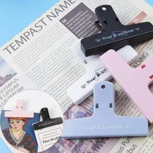 문서 종이 과자 메모 10CM 자석 집게 1P