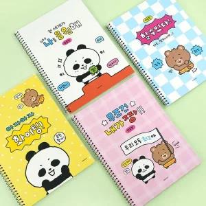 핑크풋 연습장 낙서장 무지 공책 다곰이 무선 노트 무선노트