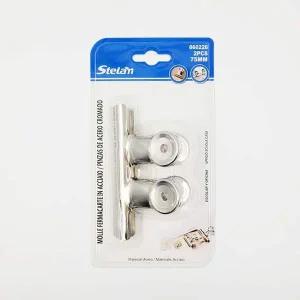 사무용집게 스텔란 스틸 서류 집게 대형 75mm (2PCS) G
