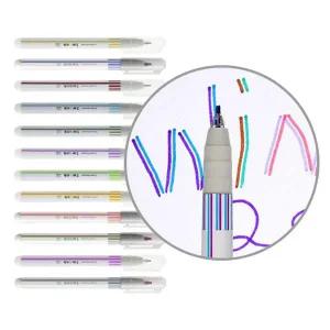 다꾸사인펜 일본 듀얼심 2컬러 라인펜 1P 꾸미기 데코 2색