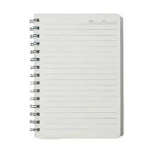 A5 투명 커버 노트 세트 2p 80매 필기 제본 유선