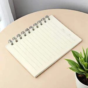 제본 A6 투명 커버 노트 세트 4p 80매 공책 다용도