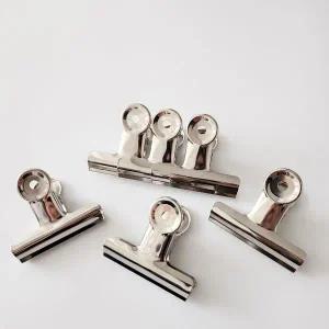 불독 서류 스틸 철 집게 7.5cm 집게소