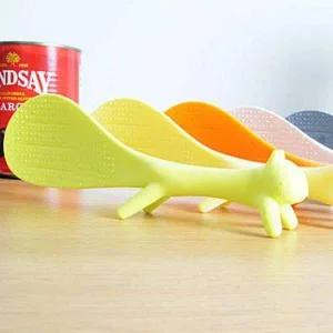 [콩심팥심]위생적 세로형 컬러 다람쥐 모양 주걱 주방용품