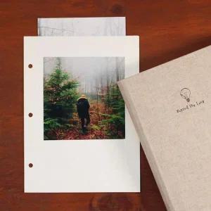 감성 액자식 포토 바인더 앨범 1P 사진 작품집 선물 선물용앨범