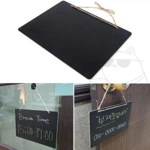 문고리 블랙보드 부재중 마커 꽃집 알림판 흑칠판