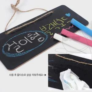 문고리 걸이형 마커 분필 외출중 메모 소형 블랙보드