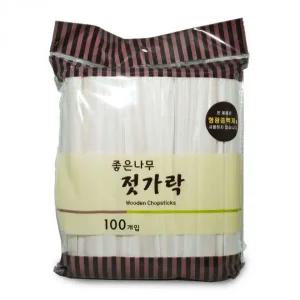 [콩심팥심]일회용 나무젓가락 위생 수저 젓가락