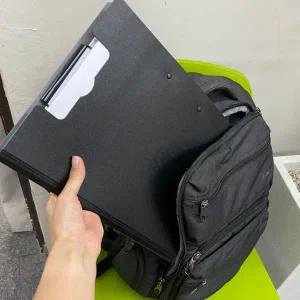 클립판 덮개형 양방향 클립보드 서류판 A4 블랙