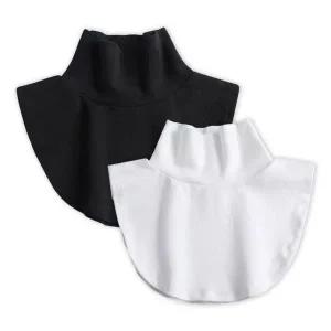 [콩심팥심]페이크 레이어드 목폴라 넥워머 2color LM-0779