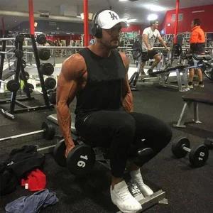 머슬민소매 나시티 헬스 심플러 나시 운동복 복