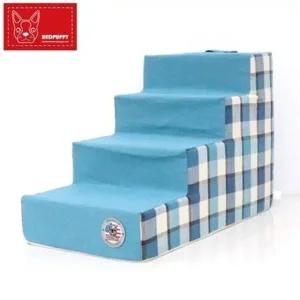 댕댕이 관절보호 4단 침대계단 U116869 강아지다리보호